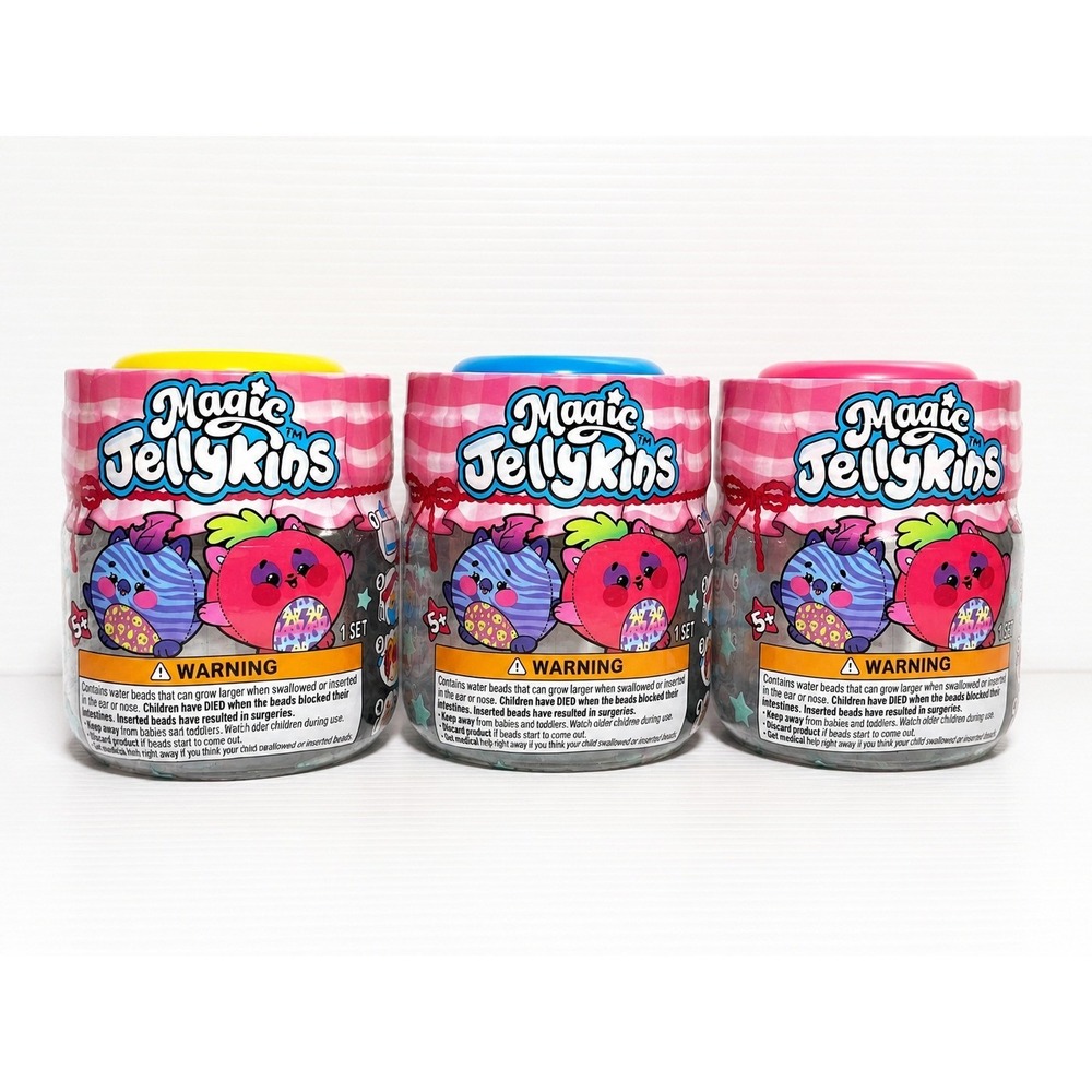 Magic Jellykins - Pack of 3 - Blind Pack Sealed Surprise Containers Blind Packs